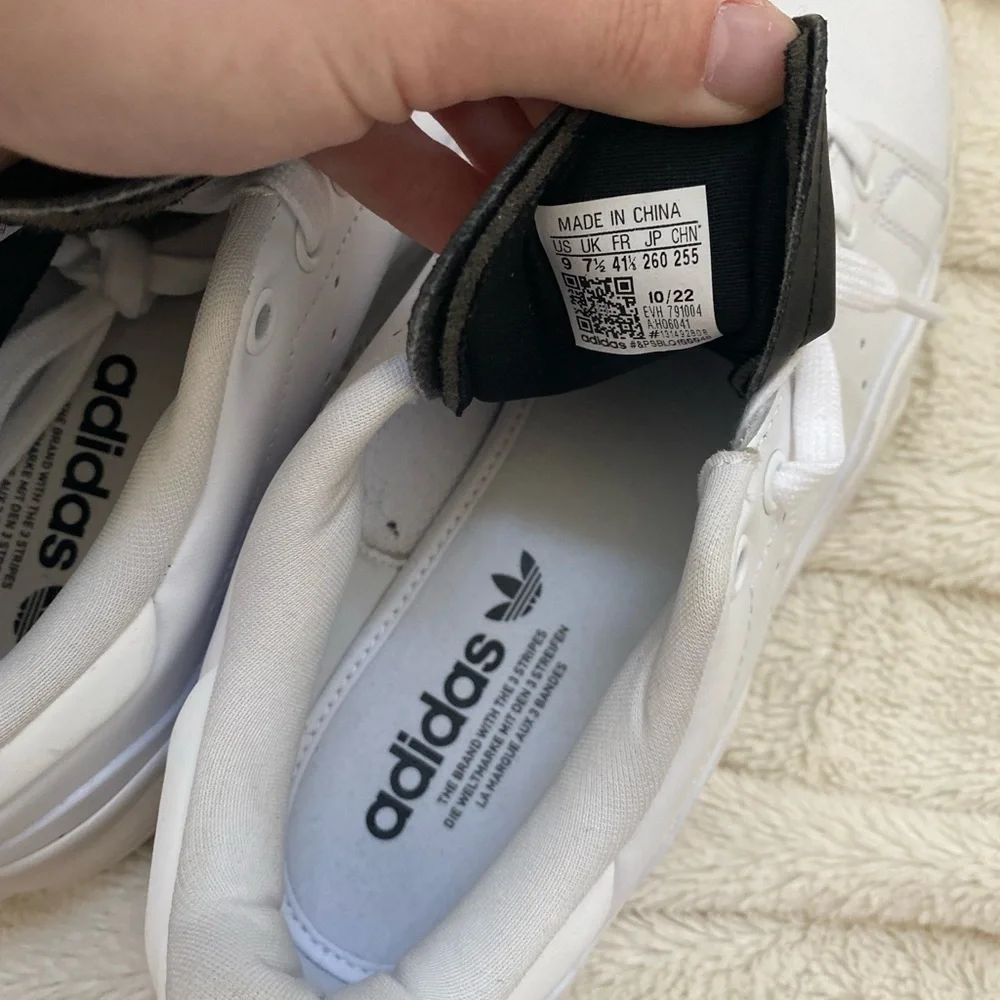Adidas Stan Smith Millencon white black women’s sneakers - Picture 8 of 10